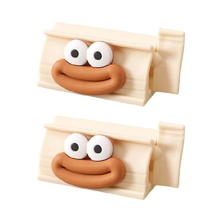 2Pcs Manual Toothpaste Dispenser Tube Squeezer for Toothpaste and More User Friendly