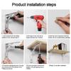 New Stainless Steel Shelf Bracket Heavy Duty Right Angle Shelf Support L-type Wall Mount Rack Support
