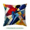 1pcs Abstract Art Colors Cushions Pillowcase Polyester Cushion Cover Throw Pillow Pillowcover Home Car Sofa Decor