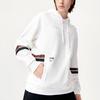 Fila Fusion Color Block Logo Sports Loose Hoodie Men hoodies White T11M145207F-WT