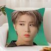 Singer HHan JJisung Boy Cushion Cover Premium Comfort Reversible Pillow Cover  Dual  Use Design for Home  Car