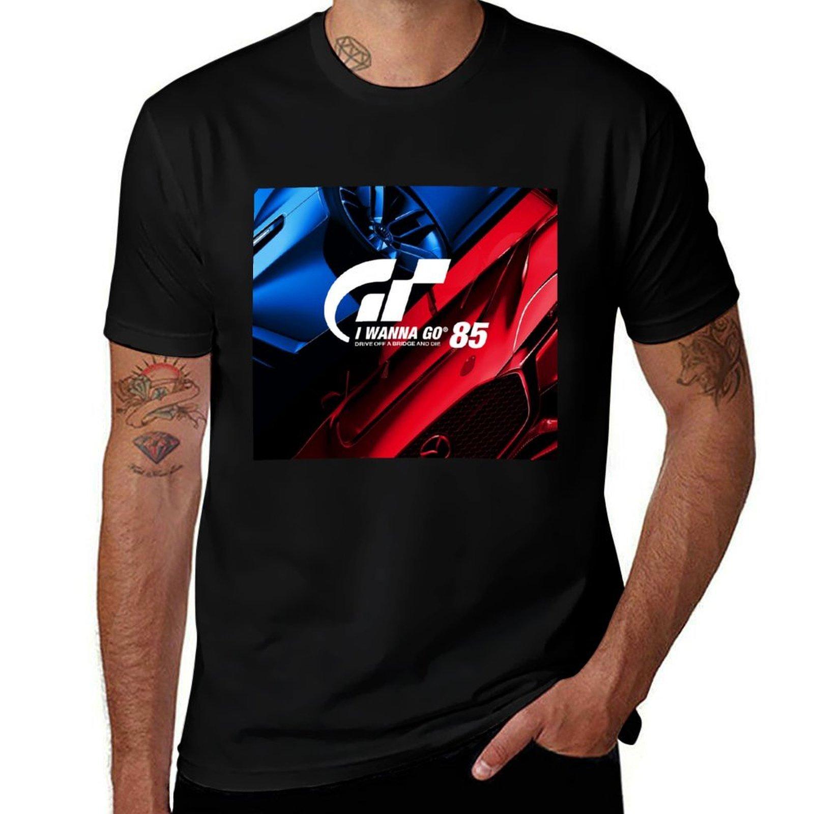 

Gran Turismo X NakeyJakey Футболка футболки для чоловіка бавовняні м які футболки з принтами Футболка S