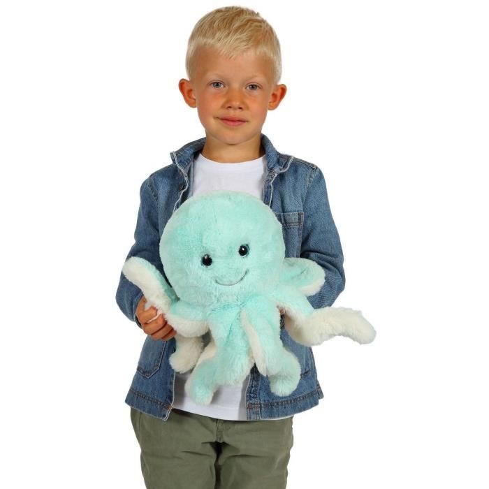 Octopus Plush - GIPSY TOYS - Blue, 32 Cm