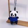 Cute Panda Plush Toy Keychain Bag Charm Doll Pendant Gift With Custom Printing