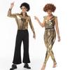 Retro 70s Disco Dance Hall Costume for Music Festival and Hippie Party Cosplay