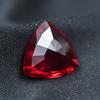 10.50 Ct Natural BLOOD Red Ruby Loose Gemstone CERTIFIED UNHEATED Trillion Cut. AR-506