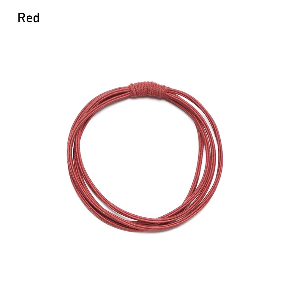 Random Color New Women Hair Accessories Hair Tie Rope 4 in 1 High Elastic Hair Ring