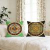 Ttibetan EthnicStyle Cards cushion cover For Pillow Printing Sofa Decoration Home Car Room Coffee Shop Office Nordic Simplicity