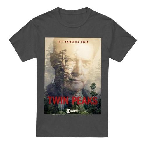 Twin Peaks Unisex Adult Dale Cooper Poster T-Shirt