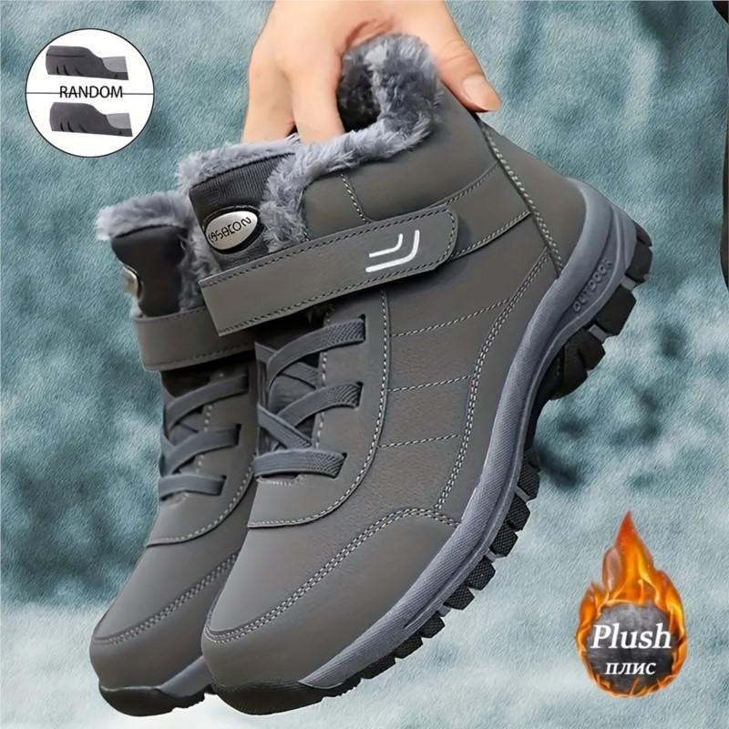 Fashion Boots Woman Snow Plus Size Ladies Shoes Lace Up Shoes Women Platform Warm Ankle Boots Solid Botas Mujer Winter Girls Boots