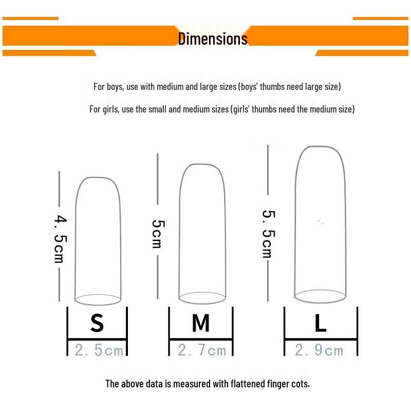 Minggu Thickened Anti-slip Dotted Latex Finger Cots