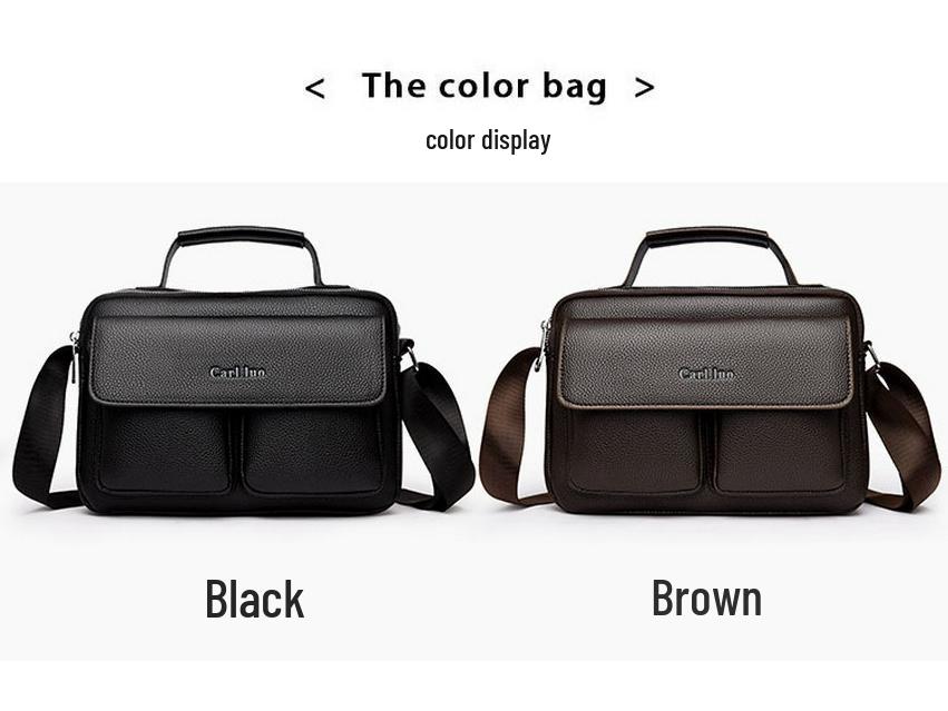 Sac Messager Bandoulière Business Rétro pour Homme avec Grande Capacité