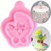 1PC Car Carriage Silicone Mold Bow Tie Fondant Mold Cake Decorating Tools Chocolate Gumpaste Mold Random Color