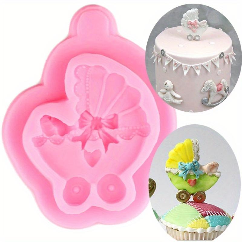 

1шт. Силиконовая форма в виде кареты, галстук-бабочка, форма для помадки, инструменты для украшения торта, форма для шоколадной мастики, случайный цвет