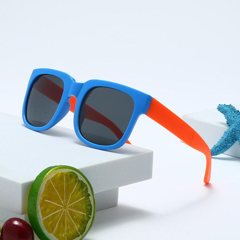 Kids Sunglasses Folding Sunglasses Boys Girls Brand Design Square Glasses Children Eyewear Baby Shades Outdoor Protection UV400