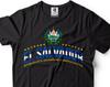 T-shirt Drapeau du Salvador: T-shirt Unisexe Fierté Patriotique Salvadoreña