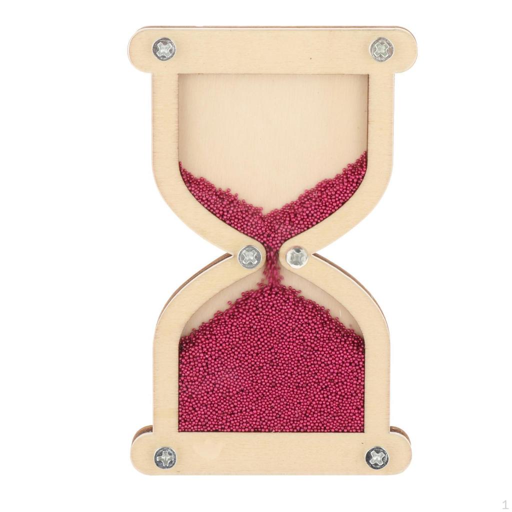 Hourglass Wooden Montessori Busy Board Material Basic Skills Learning Activities Early Teaching For