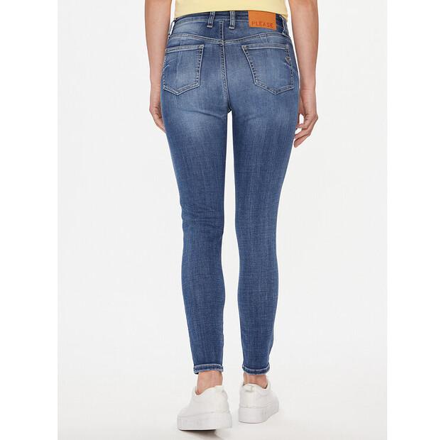 Джинсы Please P0SWYR7W7N синий Skinny Fit