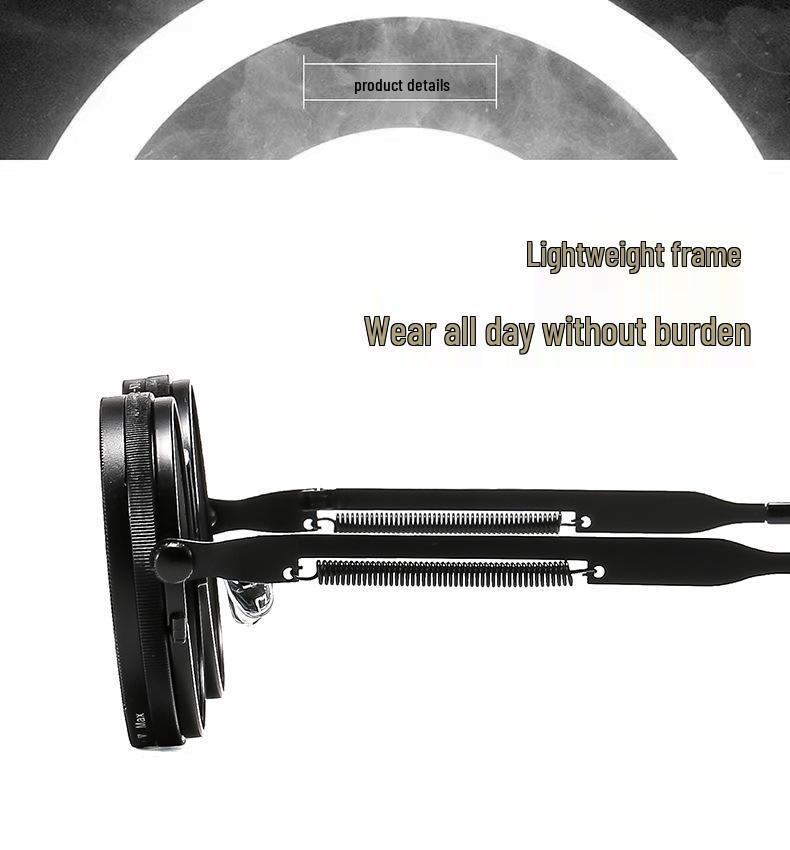 9-Stop Adjustable ND Filter Sunglasses: Polarized for Fishing, Driving & Style
