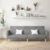 VidaXL 2-seater Sofa Bed Light Grey Fabric 375784