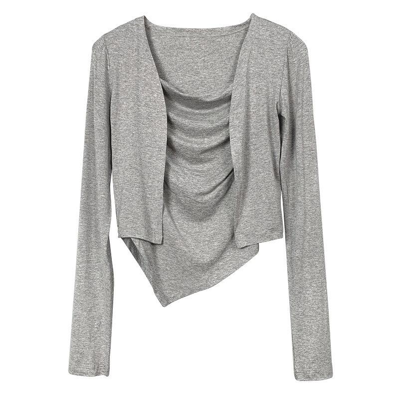 Korean Dongdaemun Fashion Two-Piece Set: Slimming Camisole & Long-Sleeve Cardigan