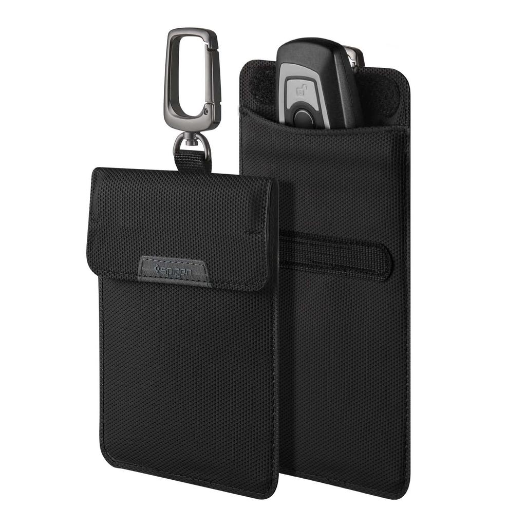 Spigen Smart Key Classden AFA03754 Case, Anti-Skimming Pouch, (Black)
