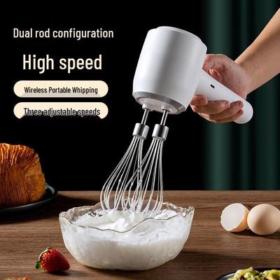 Bătător Electric de Ouă Inalámbric cu Două Capete: Mixer Multifuncțional Portabil pentru Copt, Ouă și Mai Mult