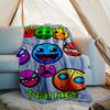 Gepersonaliseerd Custom Naam Deken - Geometry Dash Print Design, Deken voor Bank, Bed, Reizen, Kamperen - Zacht en Warm, Geweldig Cadeau