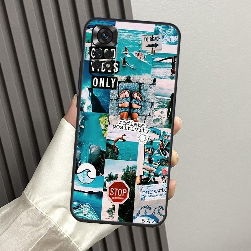 Beach Vibes Case For Xiaomi Redmi Note 13 14 Pro 12 11 10 15 Pro Plus Redmi 14C 13C 15C 10C 12C 15 Funda