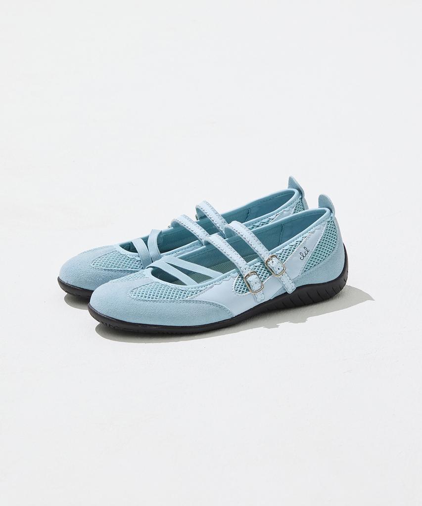 Clcl Nudge Strap Flat Shoes - Blue