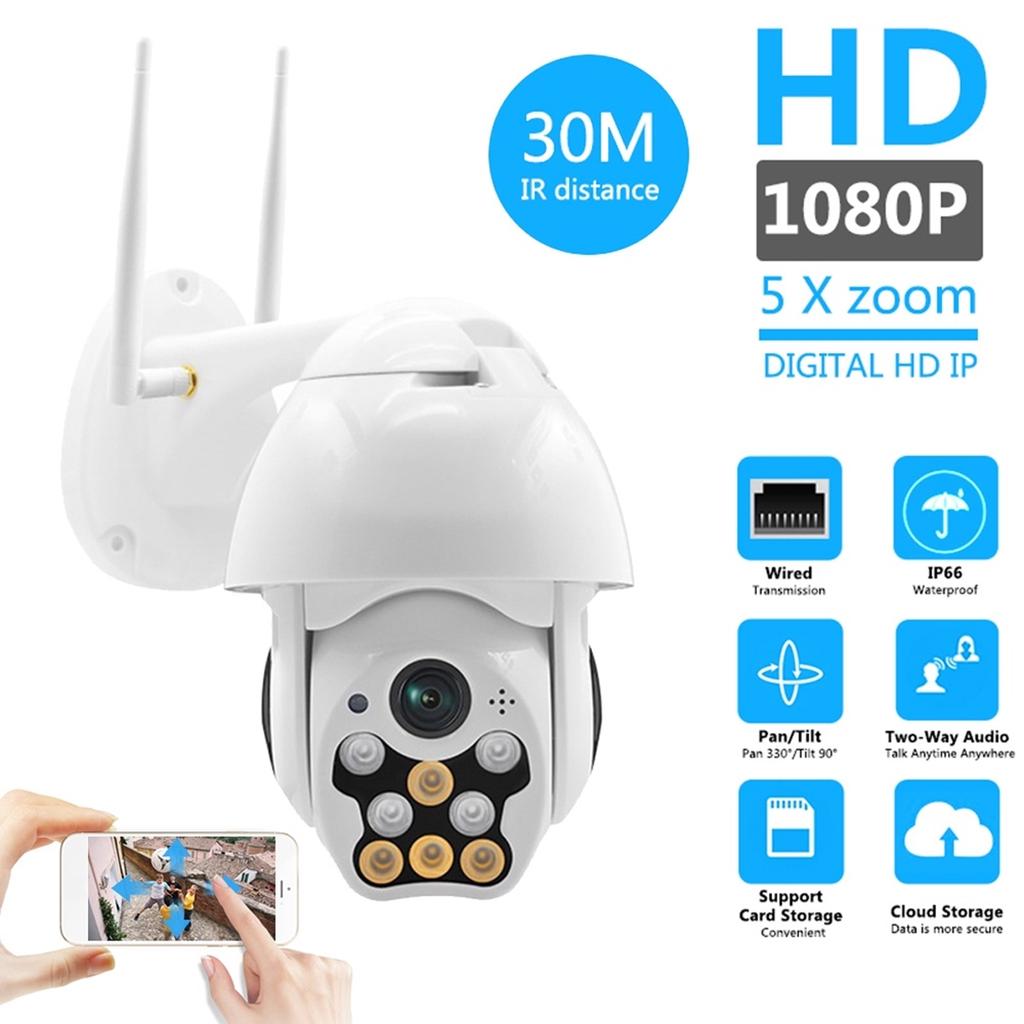 Buy 1080P HD Camera 5X Zoom WiFi Wireless Security Surveillance Outdoor