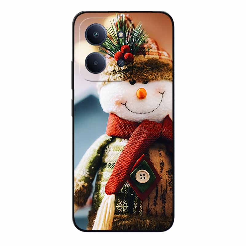 Christmas Phone Case For Redmi 15C 4G Global 171.5mm Case Black Silicone Bumper For Xiaomi Redmi15C 4G Cover 15C4G Cartoon Coque