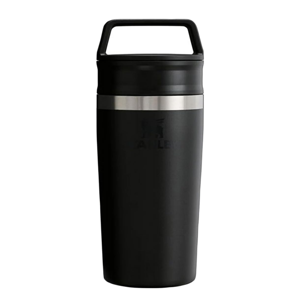 

STANLEY Cafe To Go Vacuum with 350ml Stainless Insulated for Cold and Hot Water Black Mug, 0.35L Lid, Steel, Water, Bottle, Tumbler, Outdoor, Office,
