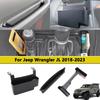3-PACK Gear Shift Console Side Tray Hanging Storage Box Passenger Organizer For 2018-2026 Jeep Wrangler JL Interior Accessories