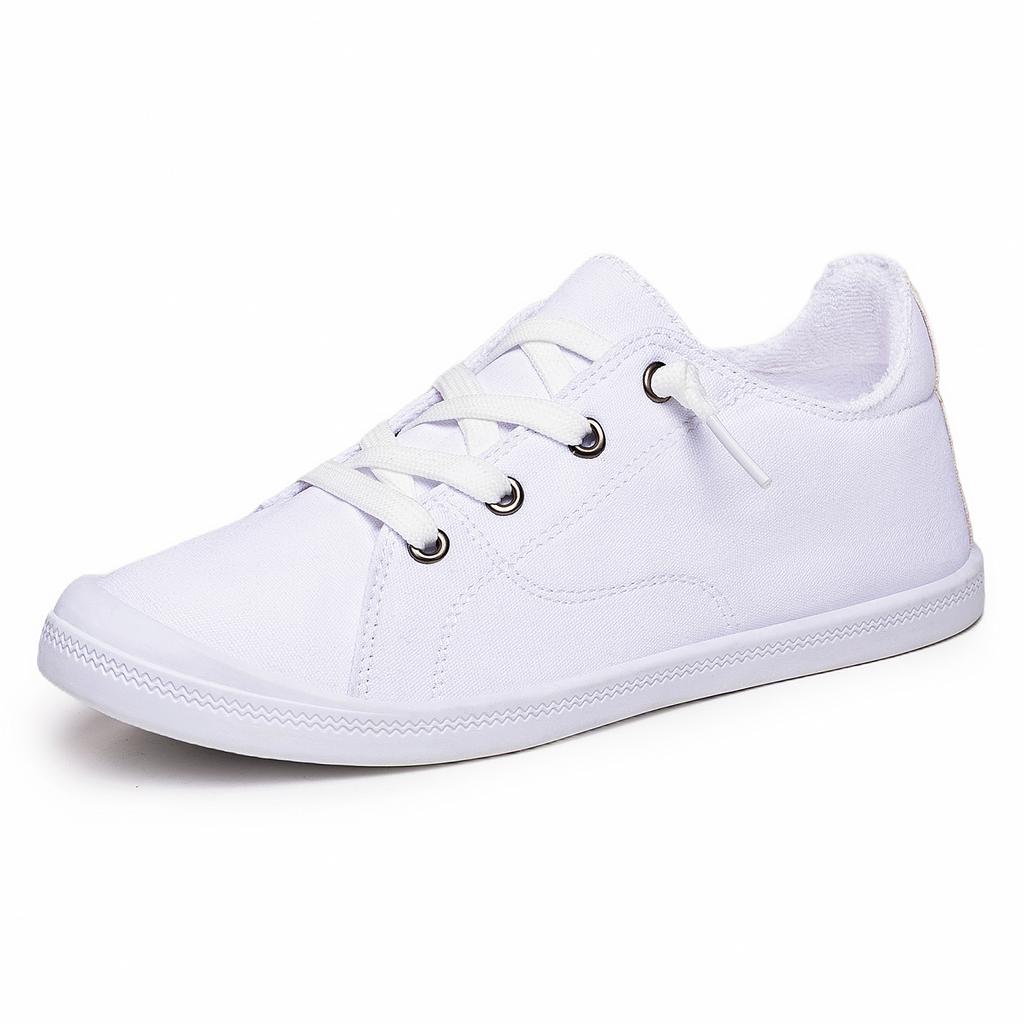 Large Size Sports Shoes, Spring Lightweight Shoes, Soft-soled Flat-heeled Casual Shoes, Outdoor Vacation Walking Shoes