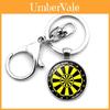 Dartscheibe Schlüsselanhänger Autoanhänger Kreatives Geschenk Metall Karabiner Schlüsselring Modernes Minimalistisches Design