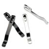 Reinforced Stainless Steel Pocket Clip Heavy Duty Metal Fastener Attachment for Tacticals Pants Tool Work Accessories