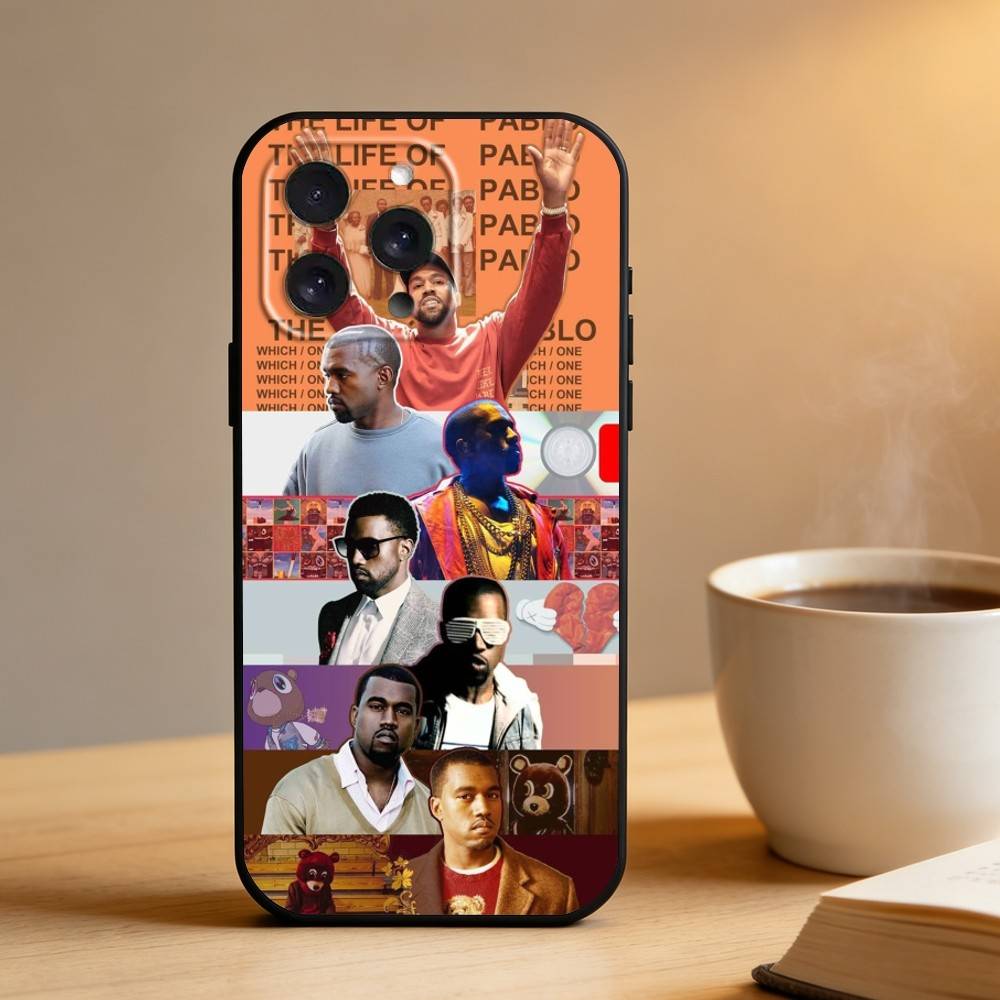 Bully K-Kanye West Phone Case For iPhone 16,15,14,13,12,17,Pro Max,Plus Silicone Black Case iPhone11PROMAX