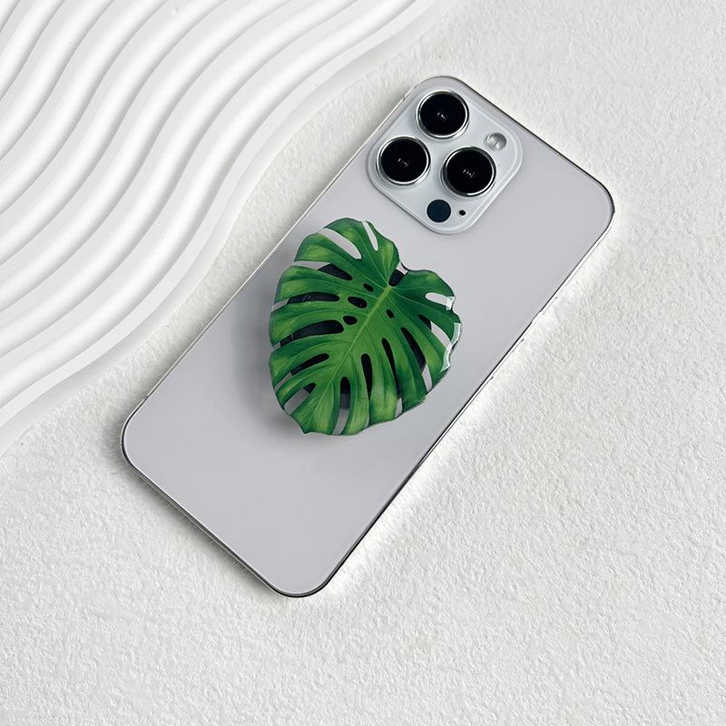 

Портативная складная акриловая подставка для телефона в виде листа растения