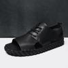 Men's Hollow Out Sandals Breathable Summer Men's Casual Shoes Beach Shoes Handcrafted Headband Outdoor Camping Sandals