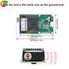 Himmel/Erde TTL Optisches Transceiver-Modul DC 5,5-26V FC RX/TX/AV/VCC/GND Schnittstelle für Drohnen TTL zu Glasfaser-Modul