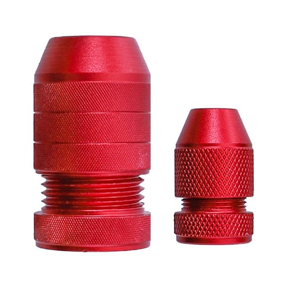 

Adjustable Drill Bit Stop Collar Woodworking Positioning Clamp Aluminum Alloy Depth Stop Ring Fixing Tool 2-pcs червоний