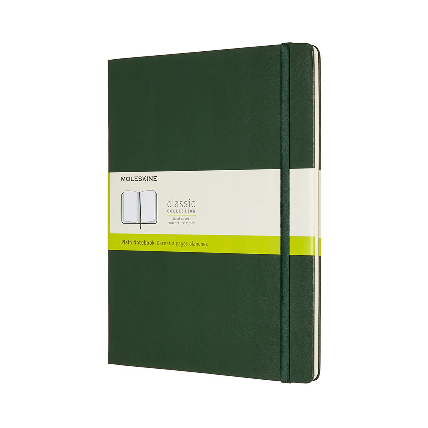 

Moleskine Classic XL Size x Myrtle QP092K15 Notebook, Hardcover, Plain, (19cm 25cm), Green,