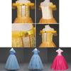 Elegant Princess's Dress For Girls Perfect For Cosplay And Halloween Parties