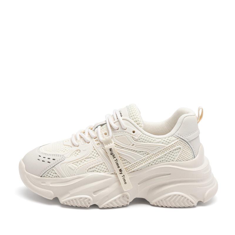 Augustine dad shoes women's summer 2025 new retro style thick-soled thin casual shoes light sports shoes