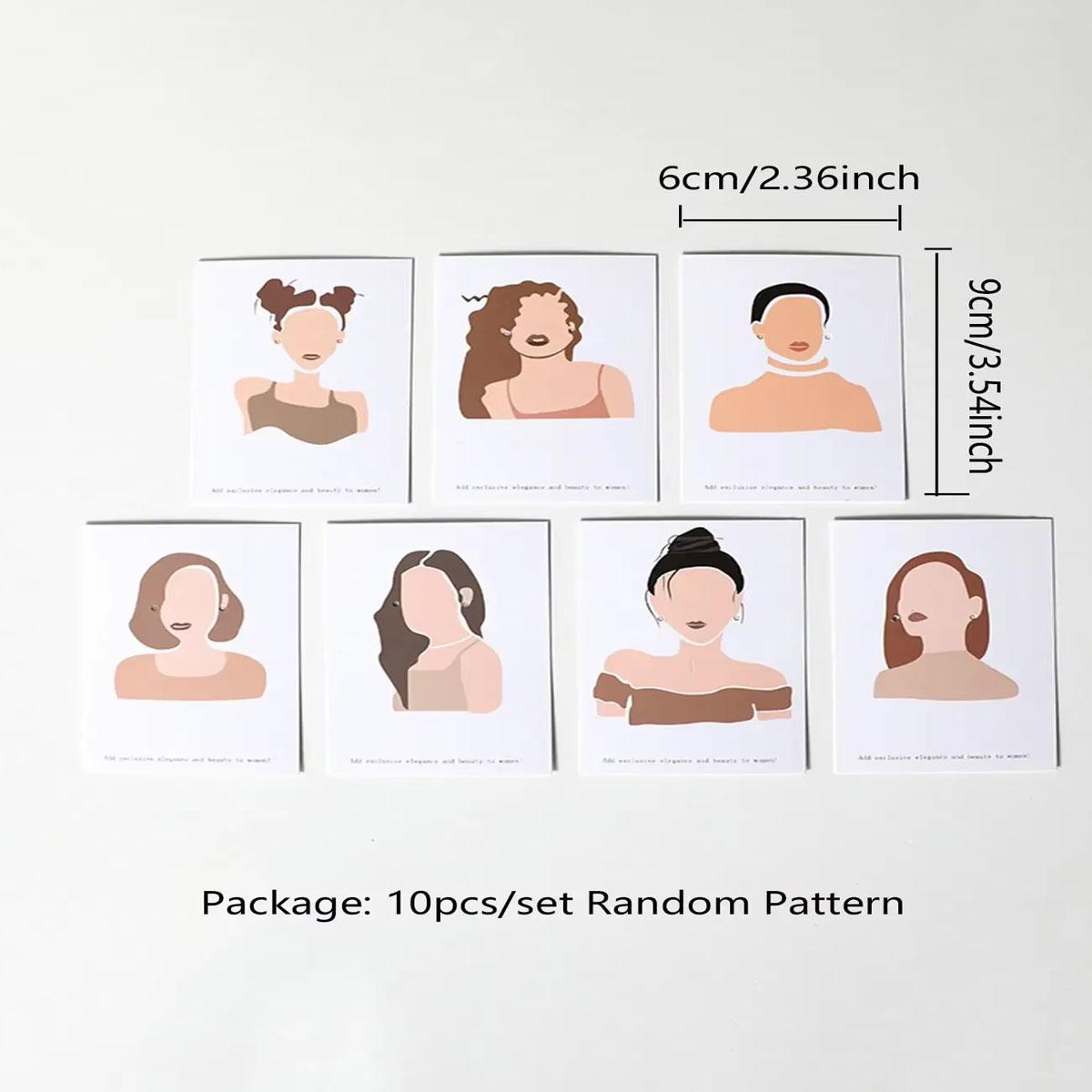 

10 шт.-Картонные карточки для демонстрации серег и ожерелий, упаковочные карточки для серег, карточки из бумаги для ювелирных изделий-гвоздиков