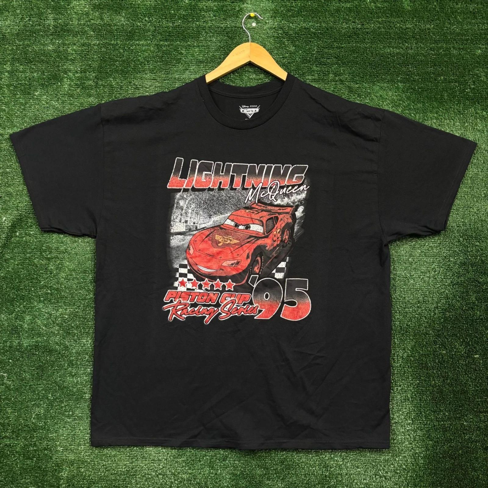 Disney Pixar Cars Lightning McQueen Oversized T-shirt Size Extra Large L