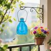 Glass Wasp Trap Small Hanging Honey Jar Hangable Reusable Catcher Garden Fruit Fly Catcher for Outdoor Garden Home Farm