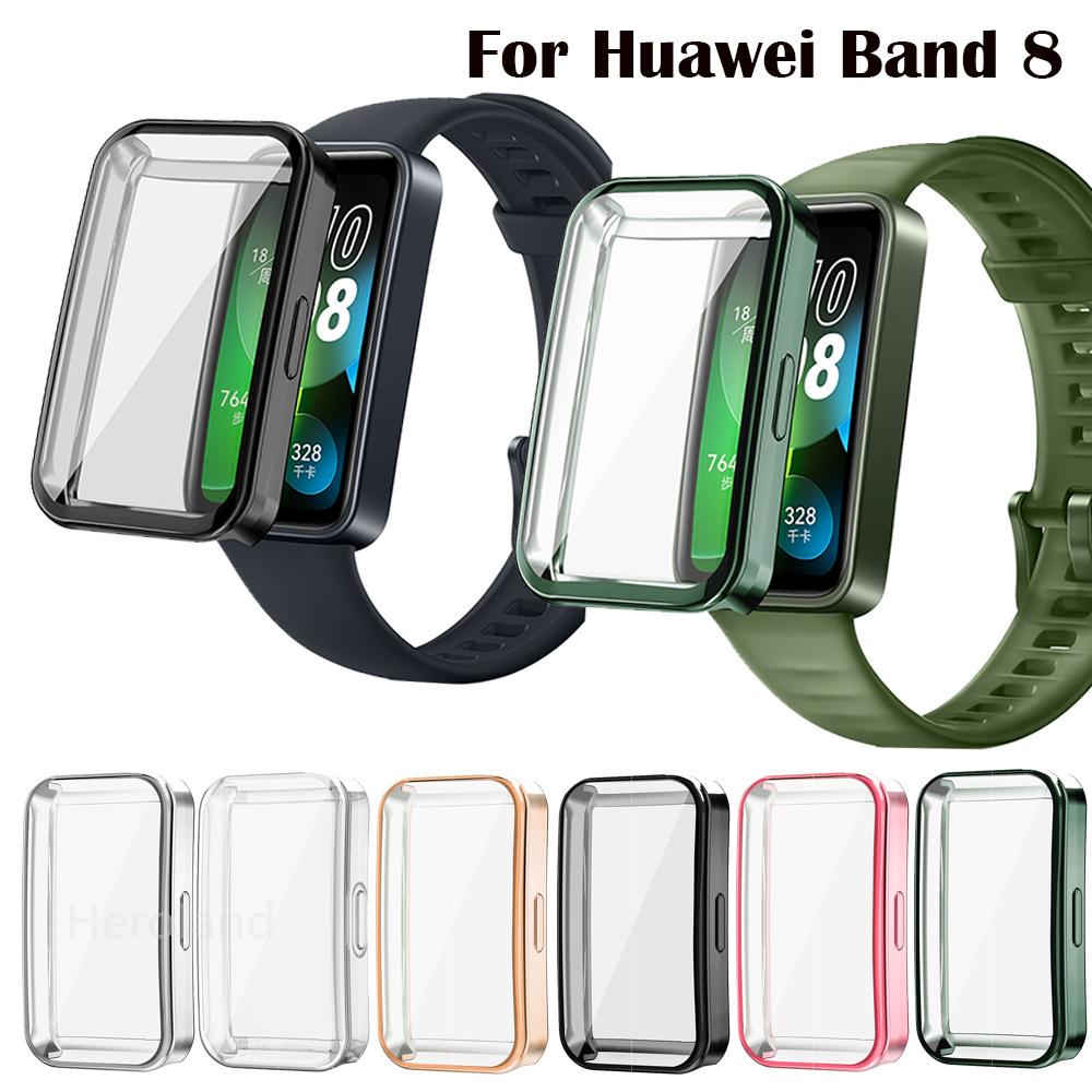 Full Protective Case Cover For Huawei Band 8 9 Smart Screen Protector For Huawei Band7 Honor Band 6 7 Accessories Frame Case TPU