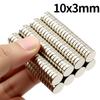 10x3mm Super Silný Neodymový Magnet N35 NdFeB Permanentní Magnetické imanes Kulaté Silné Magnety Ledničkový Magnet